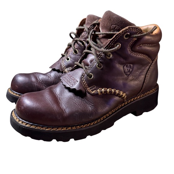 Ariat Shoes - Ariat Women's Canyon Soft Toe Lace-Up Casual Western Boots Leather 8.5